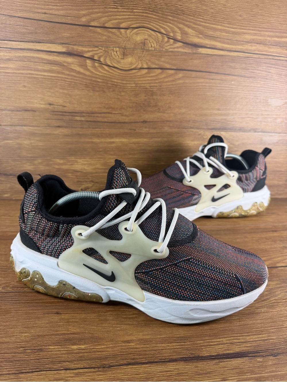 Nike React Presto Flyknit CN1709 001 Men’s Size 12 Athletic Sneakers Shoes